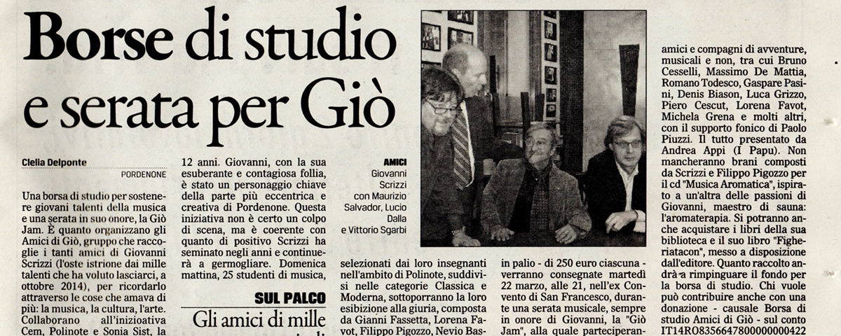 Il Gazzettino 16 marzo 2016
