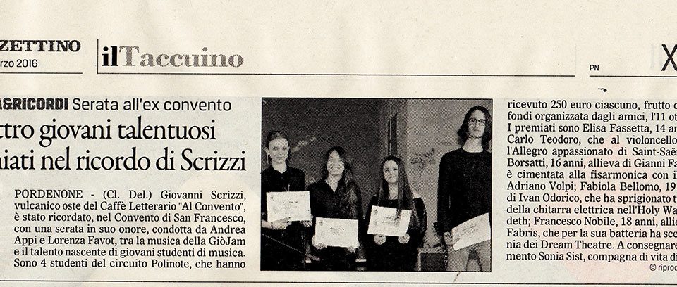 Il Gazzettino, 24 marzo 2016